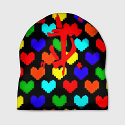 Шапка Doom love pixel pattern, цвет: 3D-принт