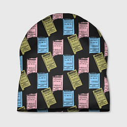Шапка Советские билеты транспорта, цвет: 3D-принт