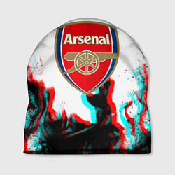 Шапка Arsenal огонь глитч, цвет: 3D-принт