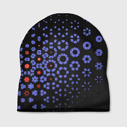 Шапка Абстрактный цветочный градиент, цвет: 3D-принт