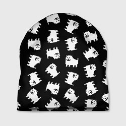 Шапка Annoying dog pattern - Undertale, цвет: 3D-принт