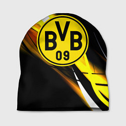 Шапка Borussia спортивная геометрия, цвет: 3D-принт