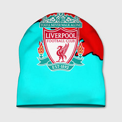 Шапка Liverpool краски текстура штрихи, цвет: 3D-принт