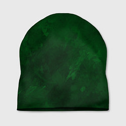 Шапка Абстракция - drops on an emerald