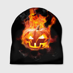 Шапка Горящая тыква джек, цвет: 3D-принт