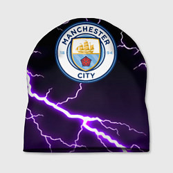 Шапка Манчестер молнии шторм неон, цвет: 3D-принт