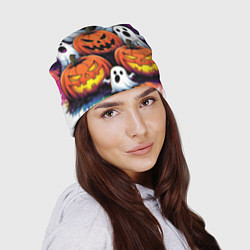 Шапка Happy Halloween 25, цвет: 3D-принт — фото 2