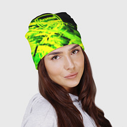 Шапка Арсенал кислотные краски, цвет: 3D-принт — фото 2