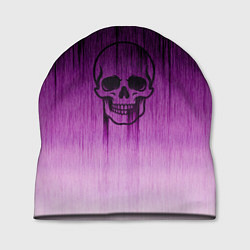 Шапка Проступающий череп аметист, цвет: 3D-принт