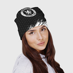 Шапка Chelsea штрихи красок текстура, цвет: 3D-принт — фото 2