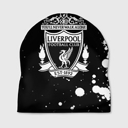 Шапка Liverpool белые текстура краски, цвет: 3D-принт