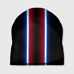Шапка Color white blue red neon, цвет: 3D-принт