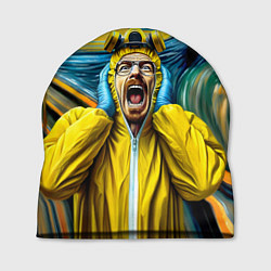 Шапка Хайзенберг кричит на картине Мунка - мем, цвет: 3D-принт