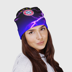 Шапка Bayern Mnchen молнии шторм, цвет: 3D-принт — фото 2