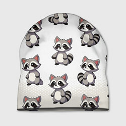 Шапка Много енотов, цвет: 3D-принт