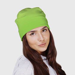 Шапка Color lime green, цвет: 3D-принт — фото 2