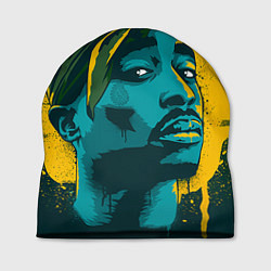 Шапка 2Pac Shakur, цвет: 3D-принт