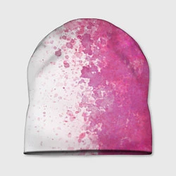 Шапка Белый и розовый, цвет: 3D-принт