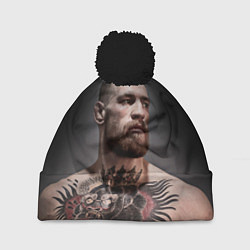 Шапка с помпоном Conor McGregor, цвет: 3D-черный