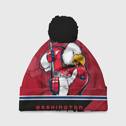 Шапка c помпоном Washington Capitals