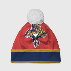 Шапка с помпоном Florida Panthers, цвет: 3D-белый