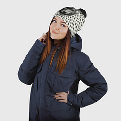 Шапка с помпоном Tiger Dreams, цвет: 3D-черный — фото 2