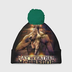 Шапка с помпоном Mayweather vs McGregor, цвет: 3D-зеленый