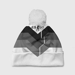 Шапка с помпоном CS:GO Shade of Grey, цвет: 3D-белый
