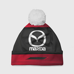 Шапка с помпоном Mazda Sport, цвет: 3D-белый