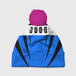 Шапка с помпоном Judo Fighter, цвет: 3D-малиновый