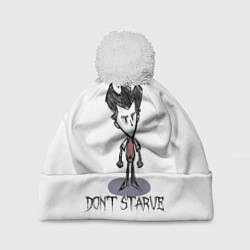 Шапка с помпоном Don't Starve, цвет: 3D-белый