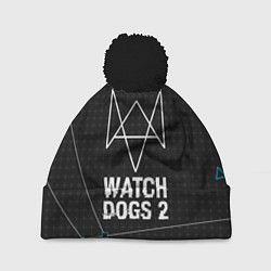 Шапка с помпоном Watch Dogs 2: Tech Geometry, цвет: 3D-черный