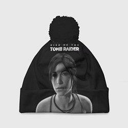 Шапка с помпоном Rise if The Tomb Raider, цвет: 3D-черный