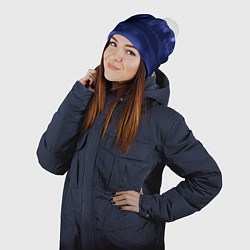 Шапка с помпоном Firewatch Mountains, цвет: 3D-белый — фото 2