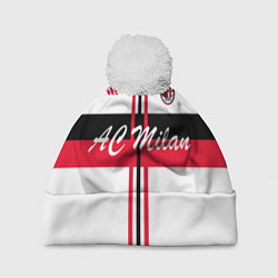 Шапка с помпоном AC Milan: White Form, цвет: 3D-белый