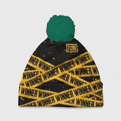 Шапка c помпоном PUBG: Only Winner