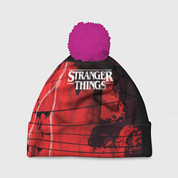 Шапка с помпоном Stranger Things: Red Dream, цвет: 3D-малиновый