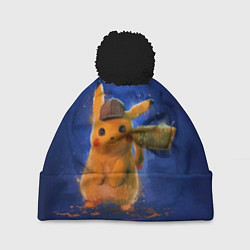 Шапка с помпоном Pika Pika, цвет: 3D-черный