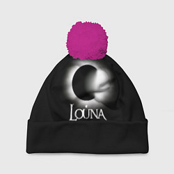 Шапка с помпоном Louna, цвет: 3D-малиновый