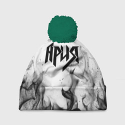 Шапка с помпоном АРИЯ, цвет: 3D-зеленый