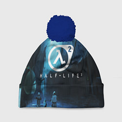 Шапка с помпоном HALF-LIFE 2, цвет: 3D-тёмно-синий