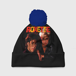 Шапка с помпоном Roxette, цвет: 3D-тёмно-синий