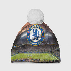 Шапка с помпоном FC Chelsea, цвет: 3D-белый