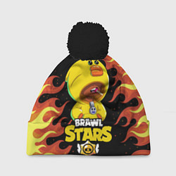 Шапка с помпоном Brawl Stars SALLY LEON, цвет: 3D-черный