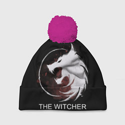 Шапка с помпоном The Witcher, цвет: 3D-малиновый