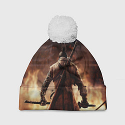 Шапка с помпоном Sekiro shadows die twice, цвет: 3D-белый