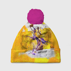 Шапка с помпоном Kobe Bryant, цвет: 3D-малиновый