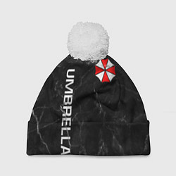 Шапка с помпоном UMBRELLA CORP, цвет: 3D-белый