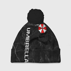 Шапка с помпоном UMBRELLA CORP, цвет: 3D-черный