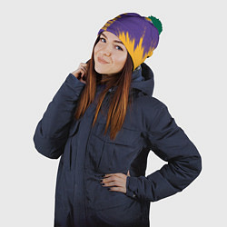 Шапка с помпоном LA LAKERS, цвет: 3D-зеленый — фото 2